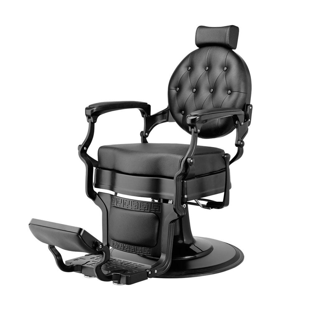 Кресло барбера Buzz Black Black VIP02 фото