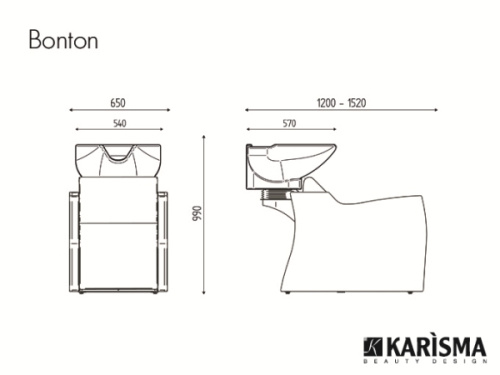Мойка парикмахерская BONTON Karisma фото