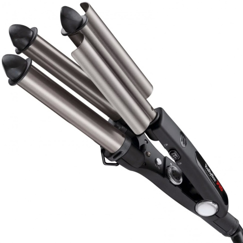 Щипцы-волна (тройная) с терморегулятором BaByliss 110С фото